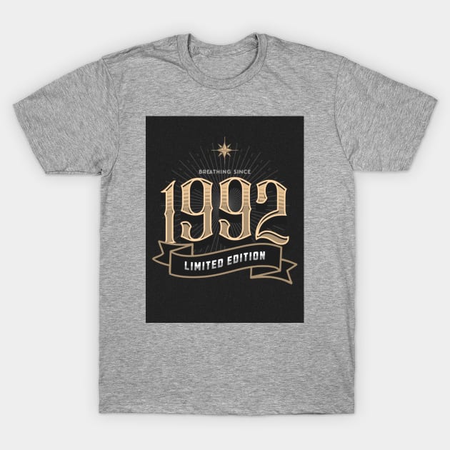 Birth Year 1992 T-Shirt by TheSoldierOfFortune